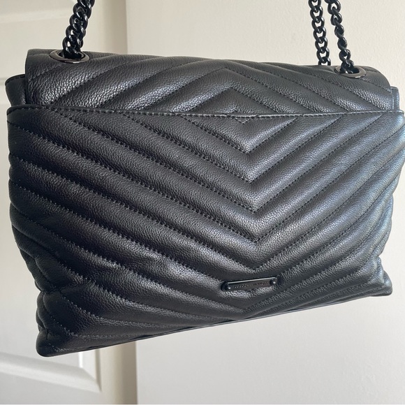 Rebecca Minkoff Edie Shoulder Bag, Black - Picture 14 of 16
